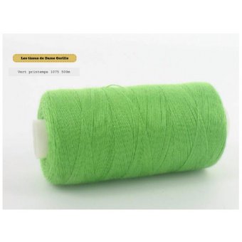 Fil 500m Poly vert pomme 1075