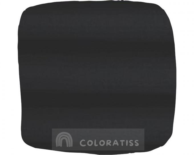 Bord-côtes Jersey Mérinos Noir par 10 cm
