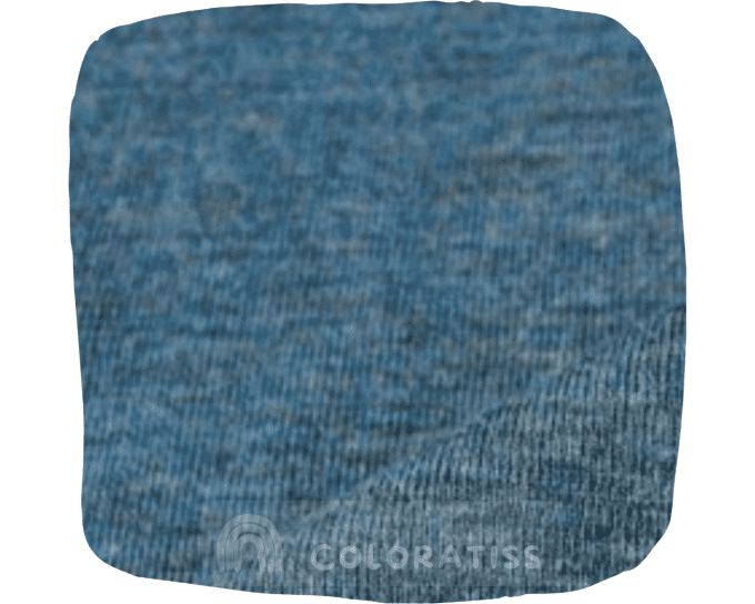 Bord côtes fin Mérinos  bleu jean