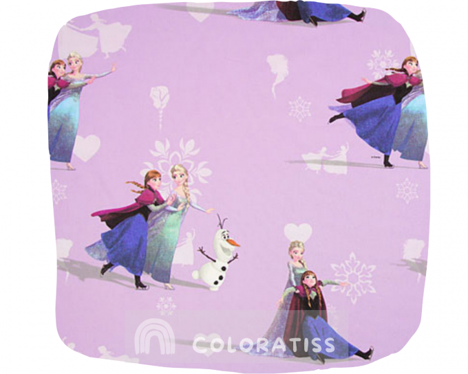 Coton Reine des neiges mauve par 10 cm