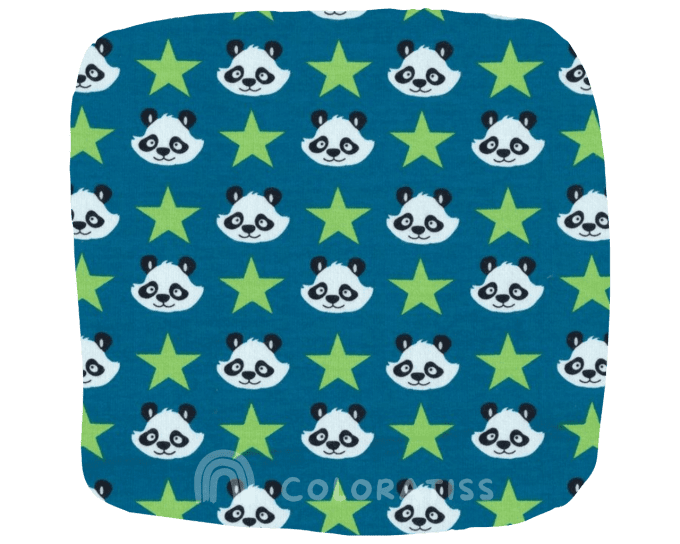 Sweat-Shirt Bio Panda bleu 